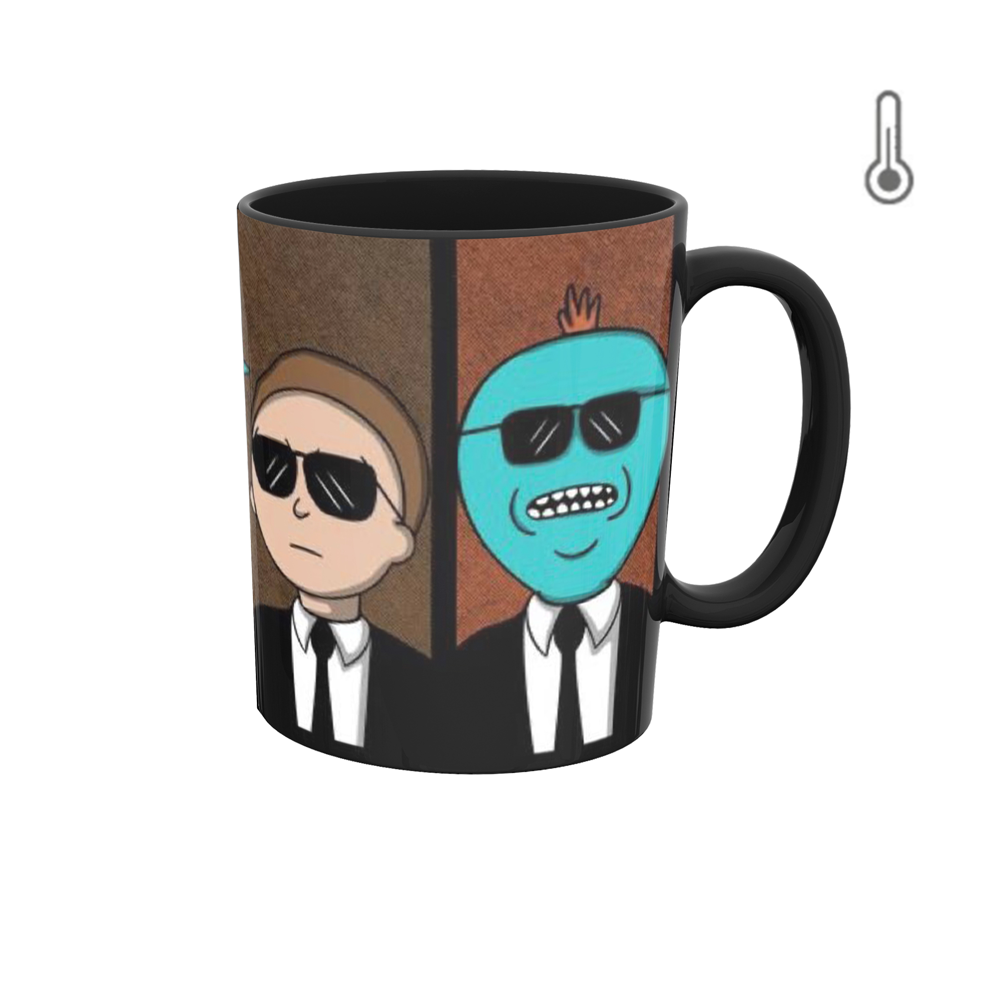 ماگ حرارتی  طرح ریک و مورتی کد 44