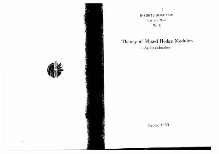 خرید و دانلود نسخه کامل کتاب Theory of mixed Hodge modules