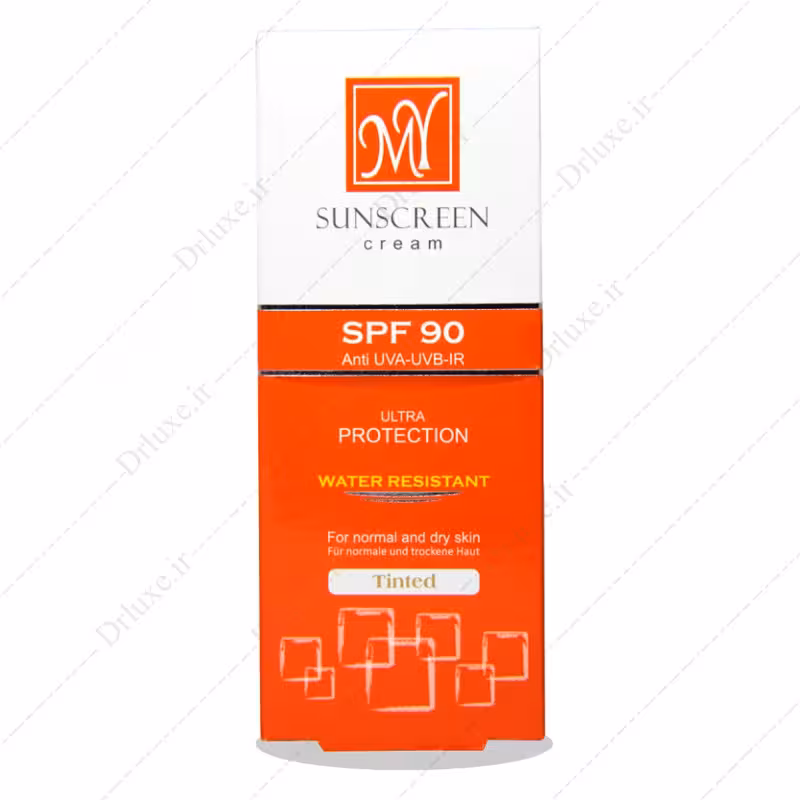 کرم ضد آفتاب SPF90 رنگی بژ طبیعی مای 50 میلی لیتر