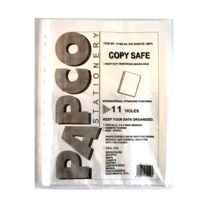 کاور A4 پاپکو PAPCO تکی و بسته 100 عددی