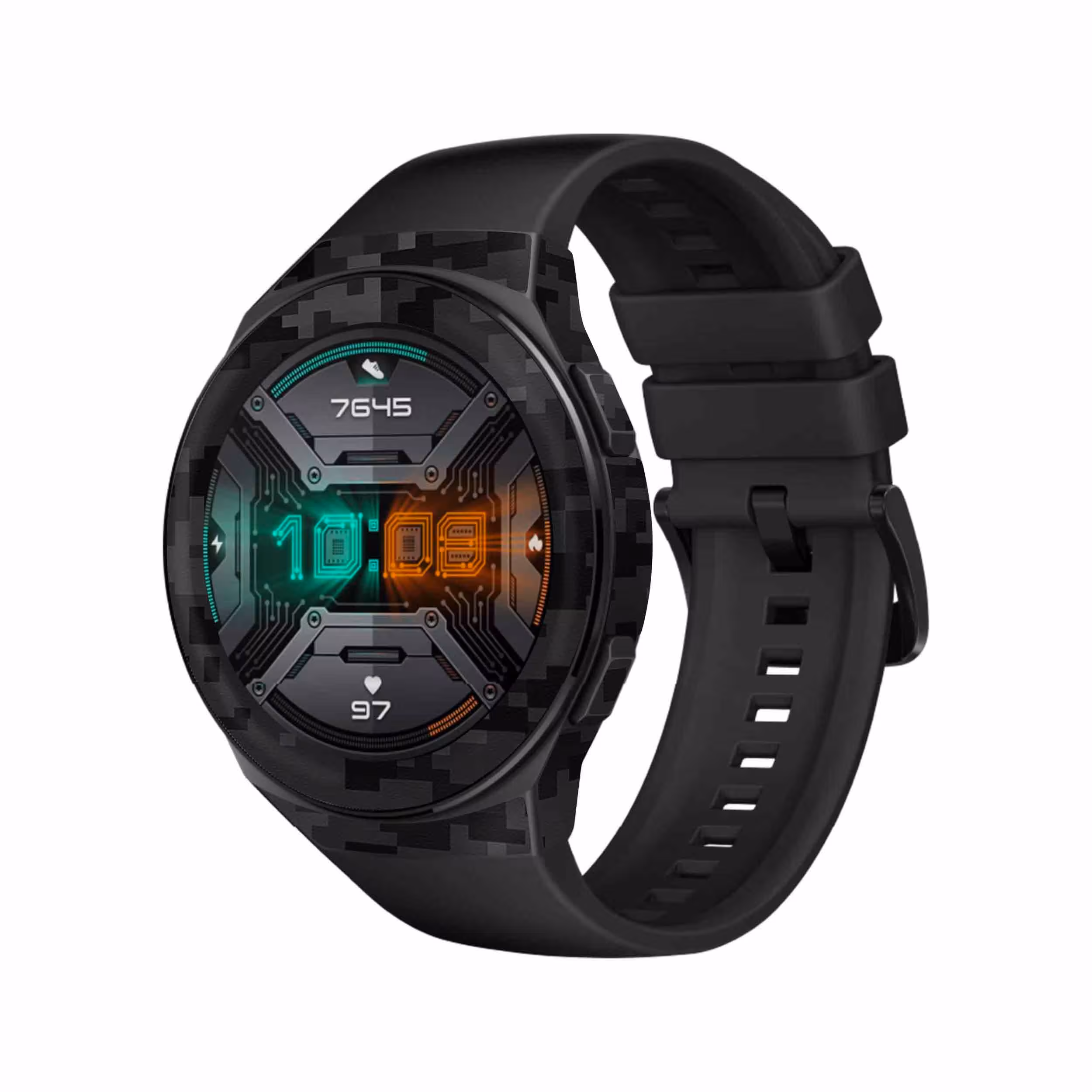 برچسب ماهوت طرح Night Army Pixel مناسب برای ساعت هوشمند هوآوی Watch GT 2e