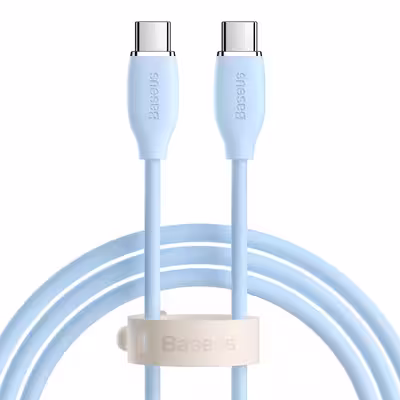 کابل USB-C باسئوس مدل JELLY LIQUID SILICA GEL 100W طول 2 متر