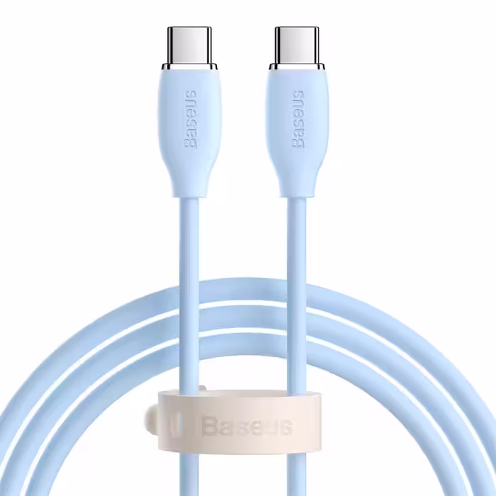 کابل USB-C باسئوس مدل JELLY LIQUID SILICA GEL 100W طول 2 متر