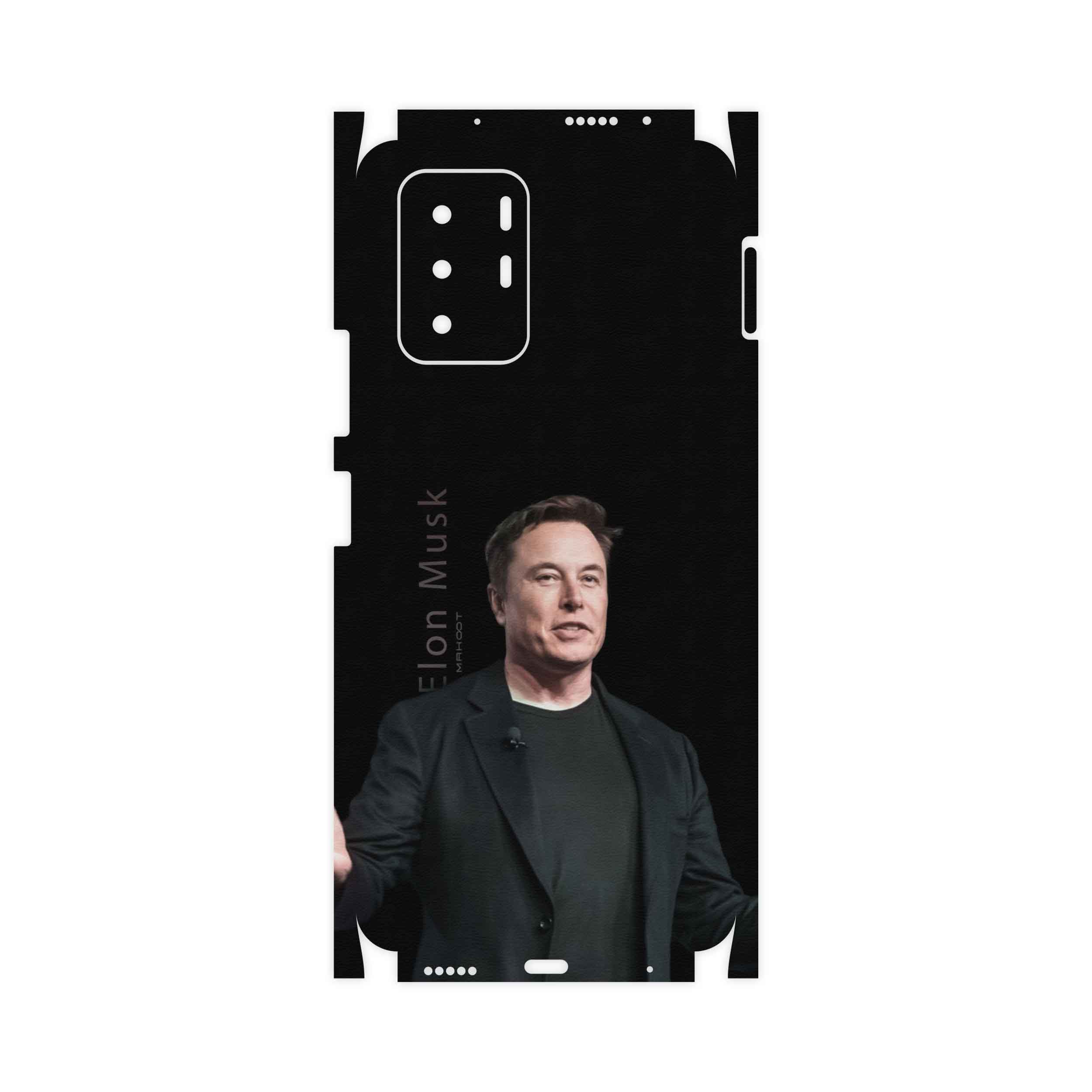 برچسب پوششی ماهوت مدل Elon-Musk-FullSkin مناسب برای گوشی موبایل شیائومی Redmi Note 10 Pro (China)