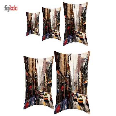 کوسن رنس کد S5-10122 مجموعه 5 عددی کوچک تا بزرگ