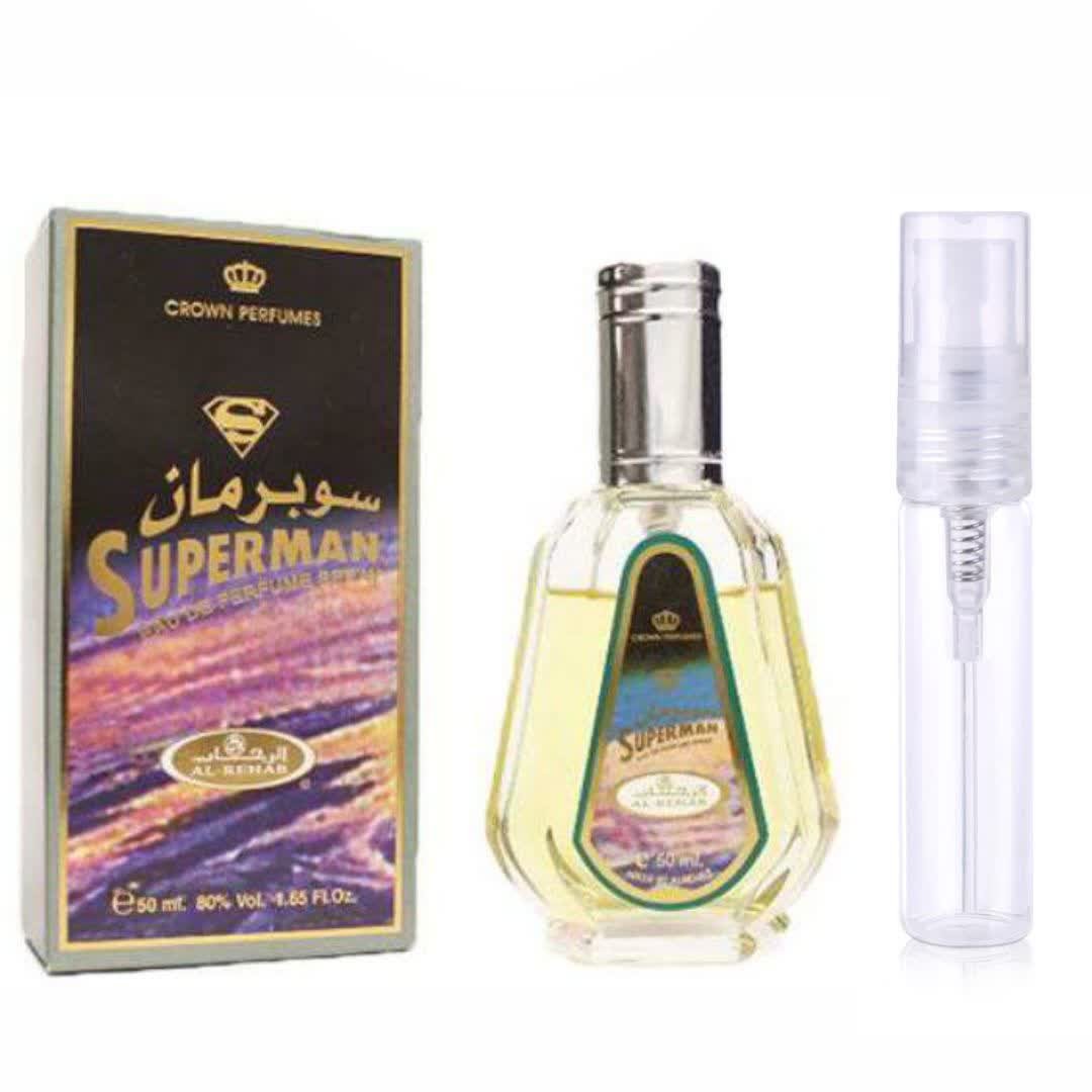 عطر گرمی سوپر من الرحاب مردانه از برند BELL آلمان ( کیفیت ضعیف ) 