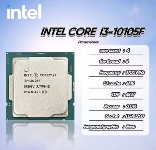 پردازنده INTEL i3 10105F (NEW)