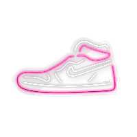 چراغ دیواری نئون دیزاین طرح Shoes-GL_PN