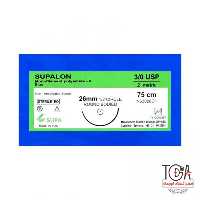 نخ بخیه نایلون 3/0 راند سوزن 26