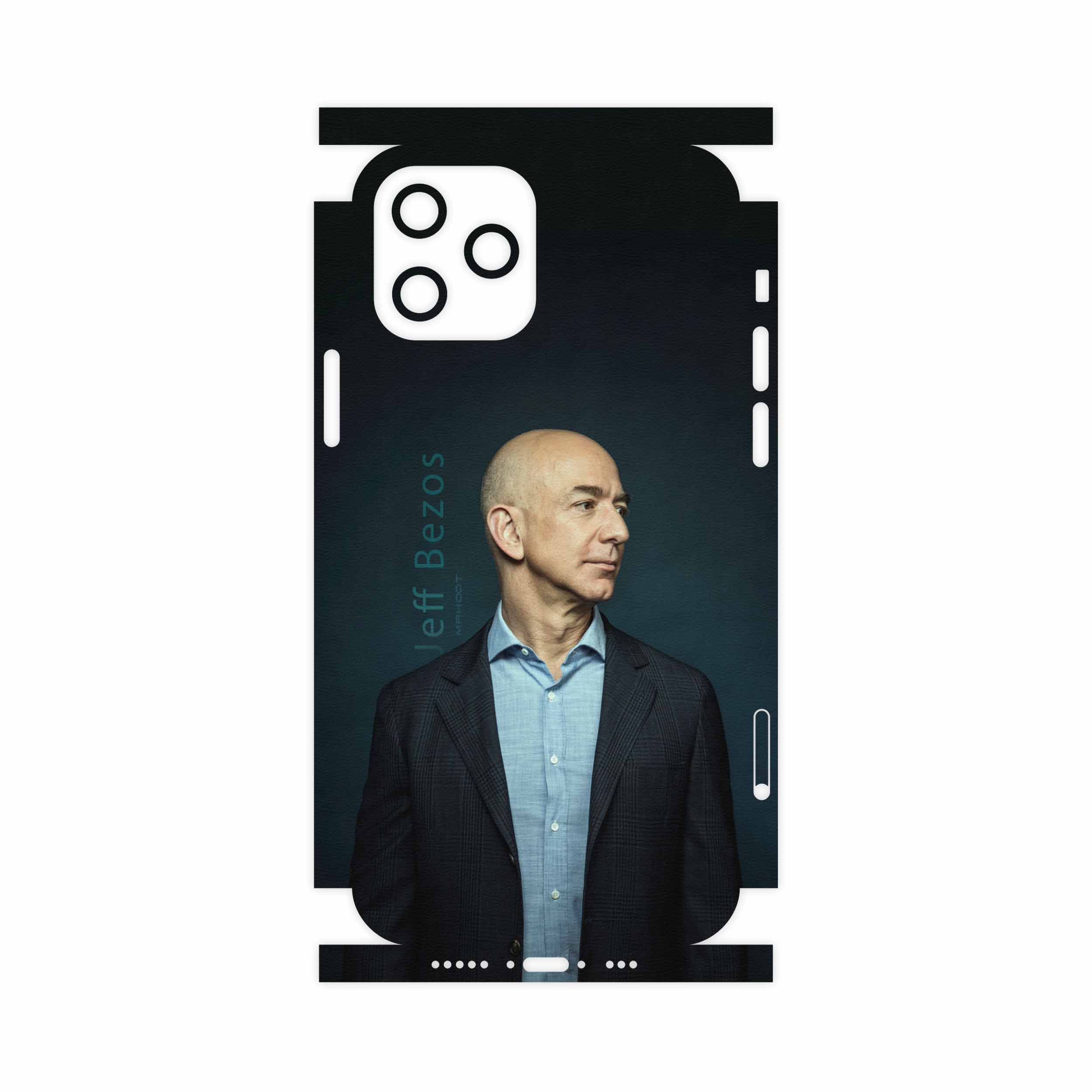 برچسب پوششی ماهوت مدل Jeff-Bezos-FullSkin مناسب برای گوشی موبایل اپل iPhone 12 Pro