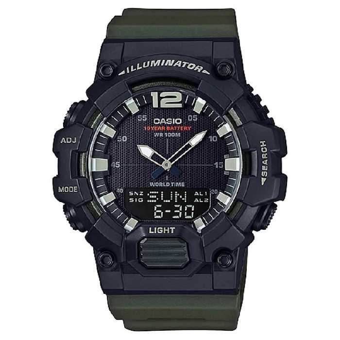 ساعت مچی کاسیو مدل HDC-700-3AVDF سبز جنگلی