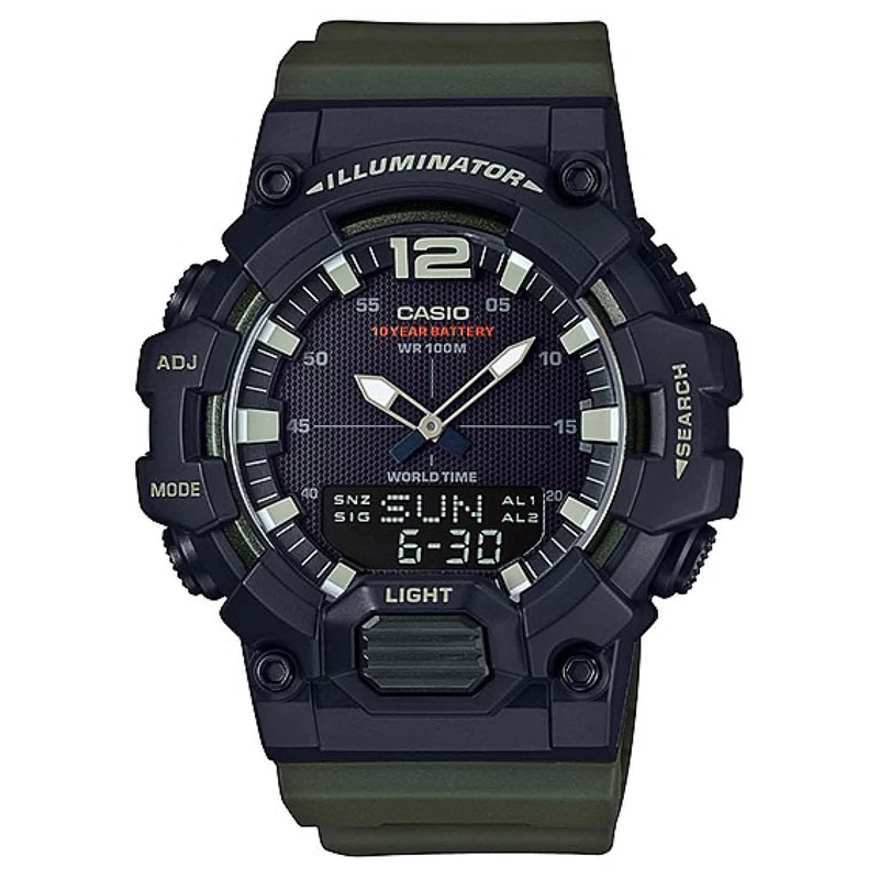 ساعت مچی کاسیو مدل HDC-700-3AVDF سبز جنگلی