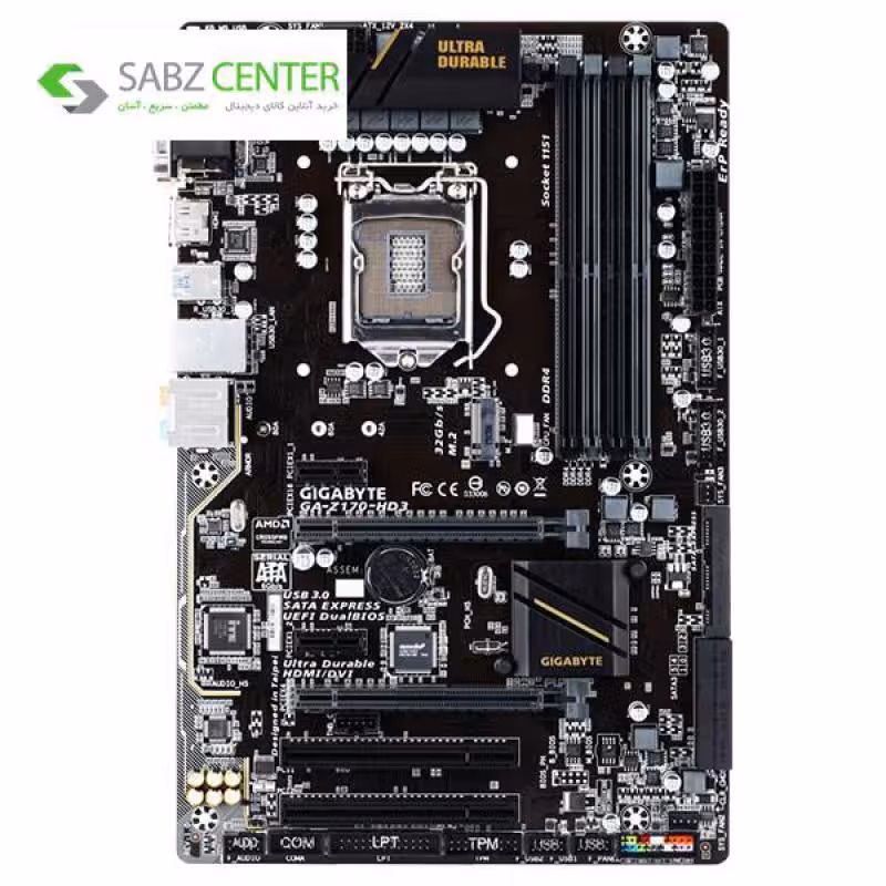 مادربرد گیگابایت مدل GA-Z170-HD3 rev1.1