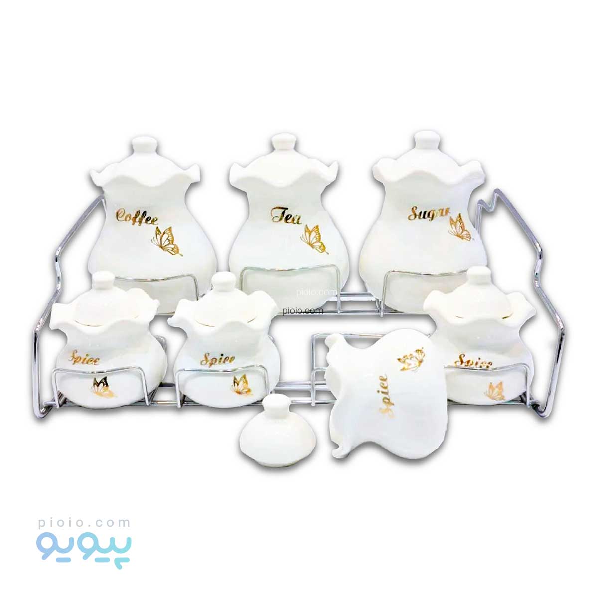 جا ادویه سرامیکی لب کنگره عمده و کارتنی