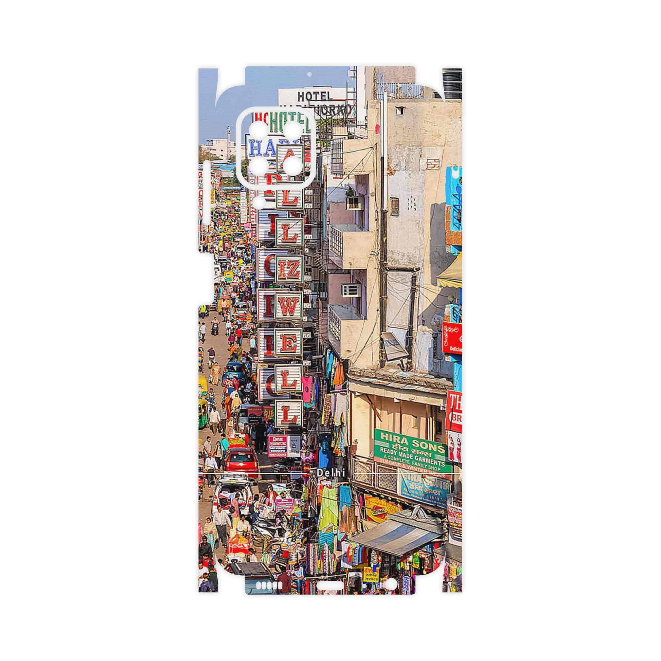 برچسب پوششی ماهوت مدل City of Delhi-FullSkin مناسب برای گوشی موبایل سامسونگ Galaxy F22