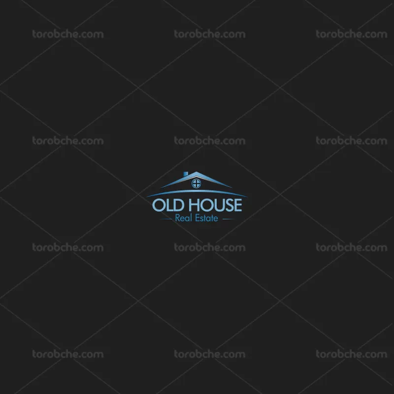 وکتور لوگو خانه آبی | گرافیک با طعم تربچه