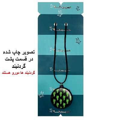 گردنبند پرمانه طرح بیلی آیلیش کد pmb.80 مدل دو طرفه