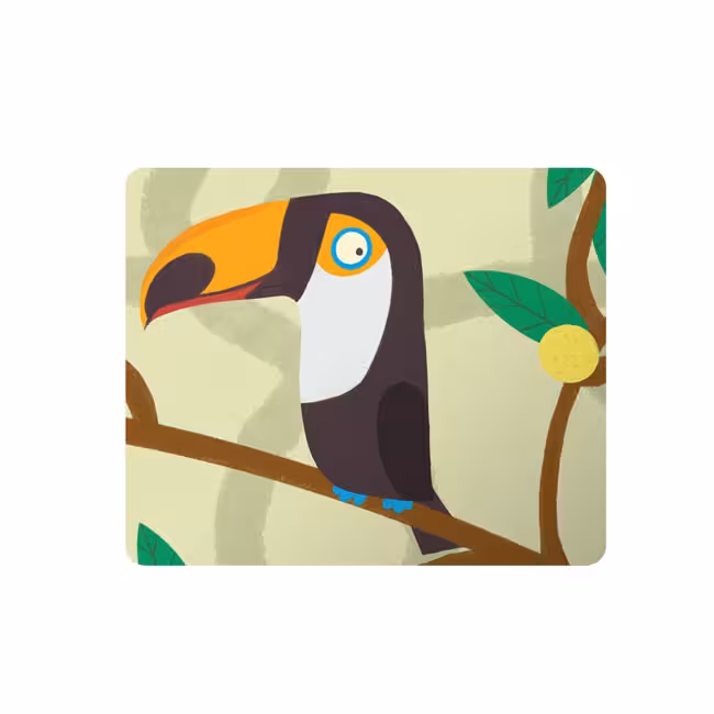 ماوس پد طرح طوطی کد DDS108
