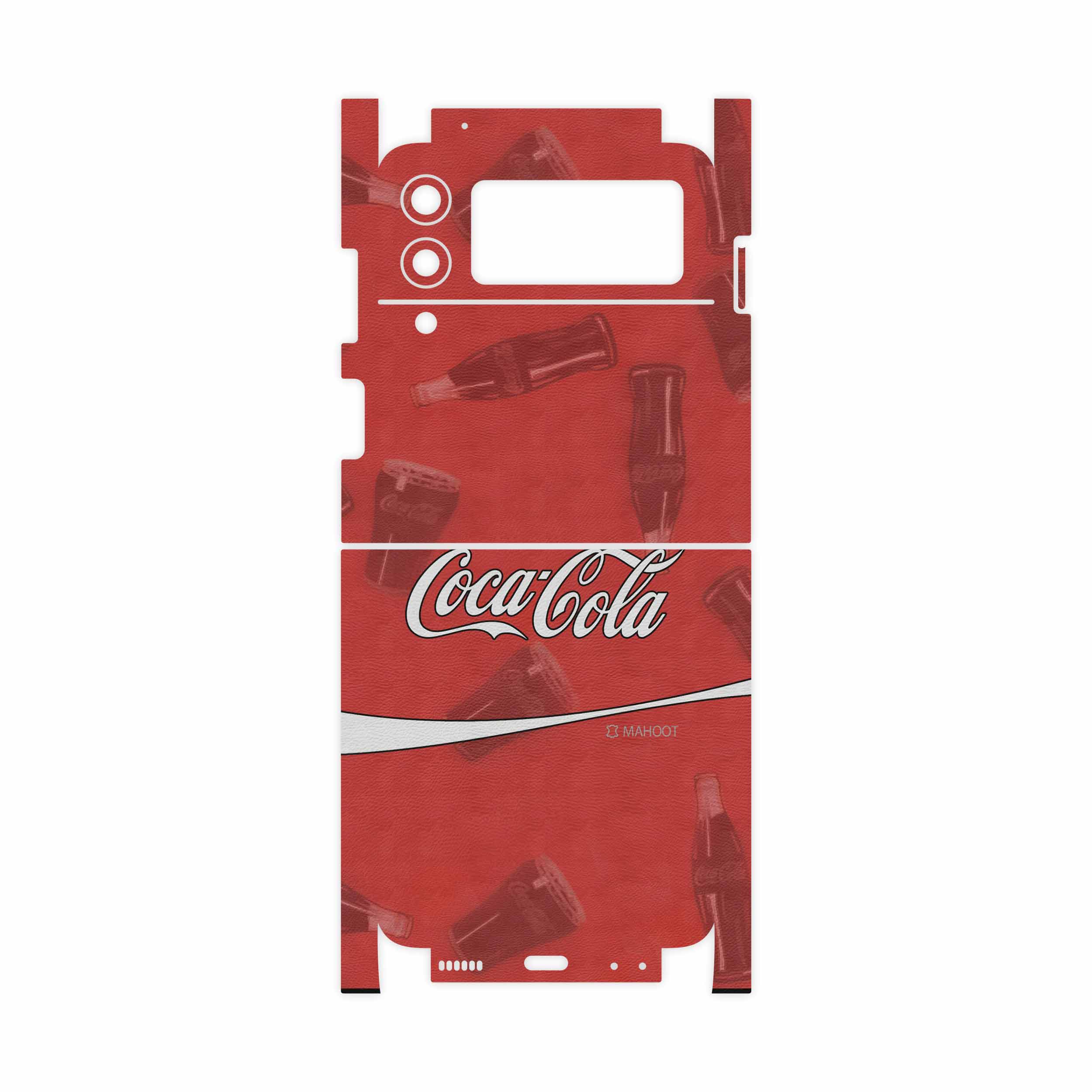 برچسب پوششی ماهوت مدل Coca-Cola-Logo-FullSkin مناسب برای گوشی موبایل سامسونگ Galaxy Z Flip3 5G
