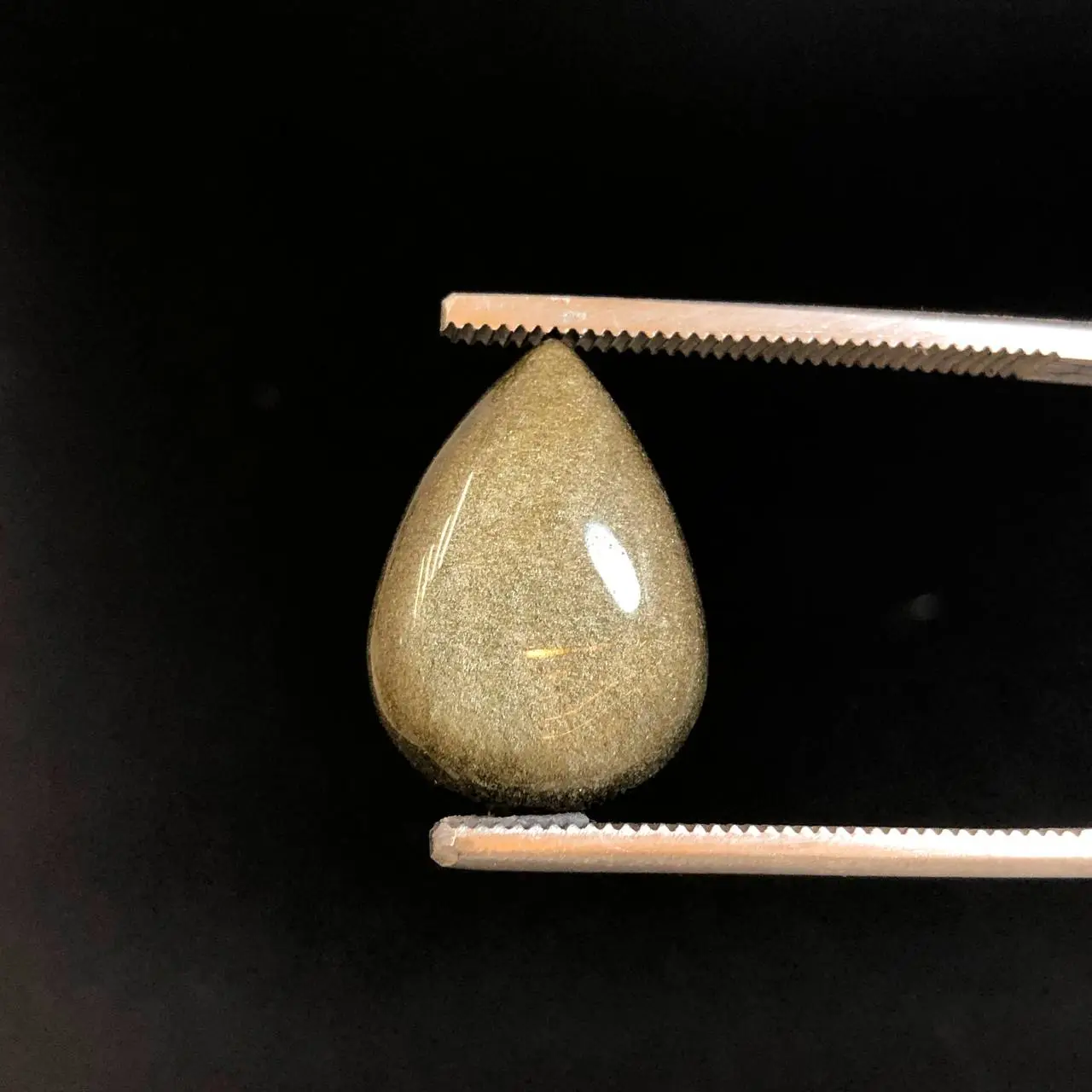 سنگ ابسیدین اصلی مشکی طلایی 250167