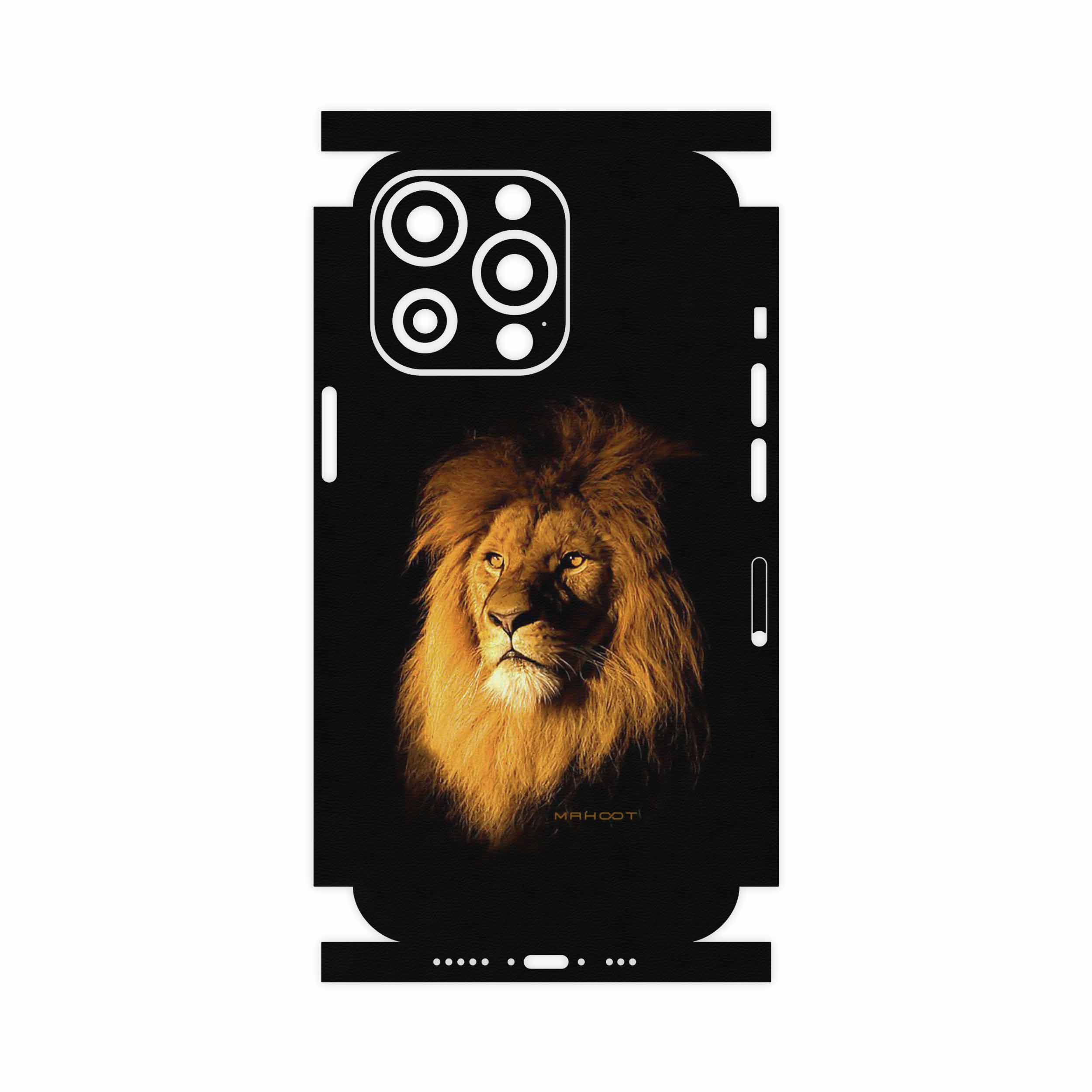 برچسب پوششی ماهوت مدل Lion-FullSkin مناسب برای گوشی موبایل اپل iphone 13 Pro