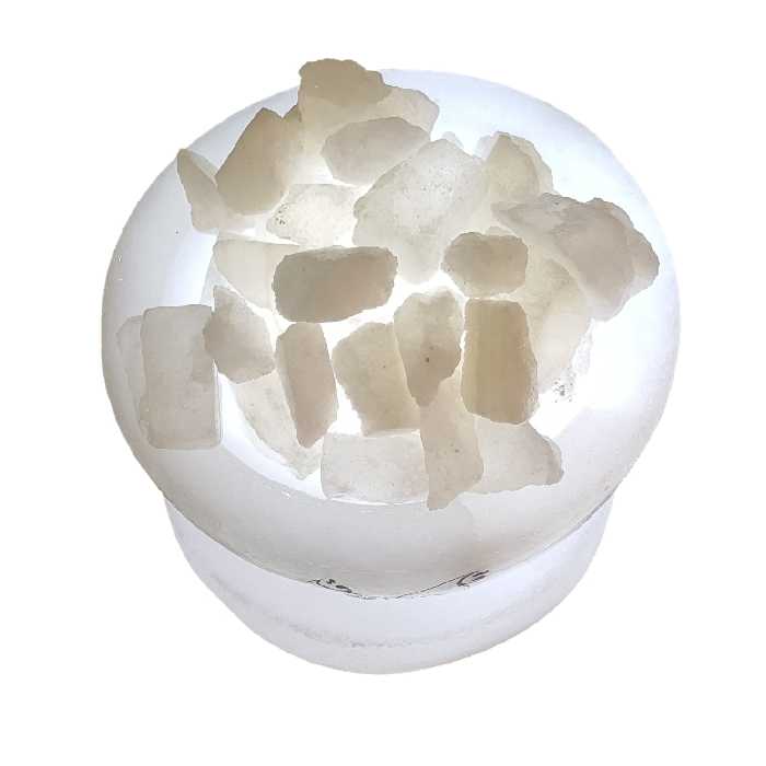 آباژور سنگ نمک طرح شکلات خوری کد WS4GHOL