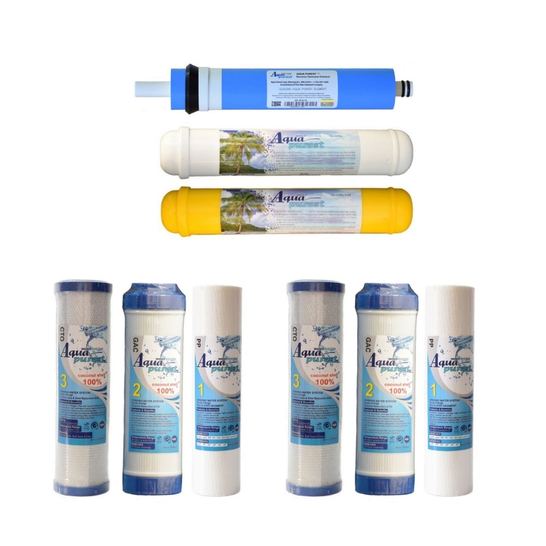 فیلتر دستگاه تصفیه آب آکوا پیورست مدل ATA 9091 مجموعه 9 عددی