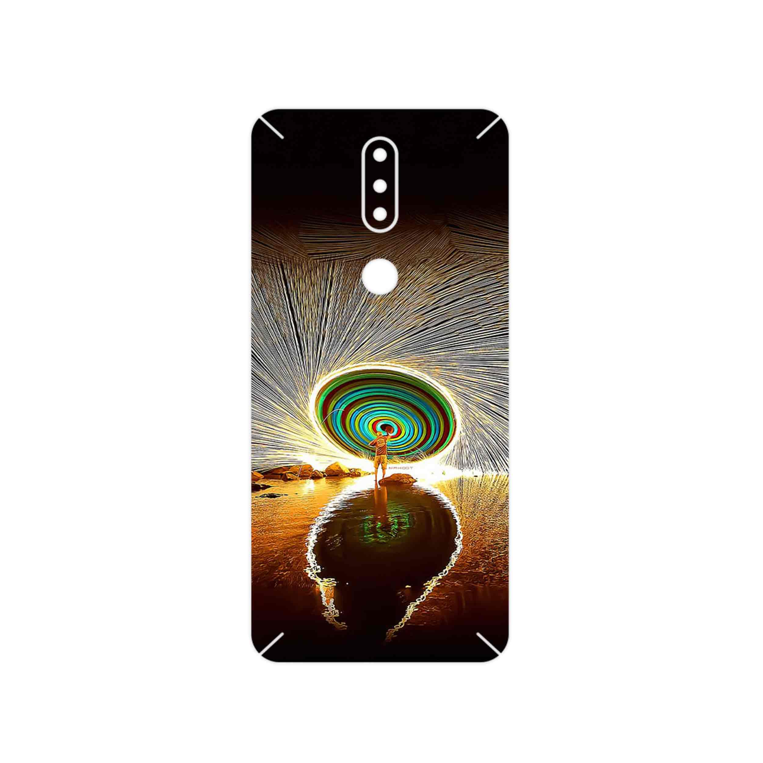 برچسب پوششی ماهوت مدل Night Light Fountain مناسب برای گوشی موبایل نوکیا 2.4