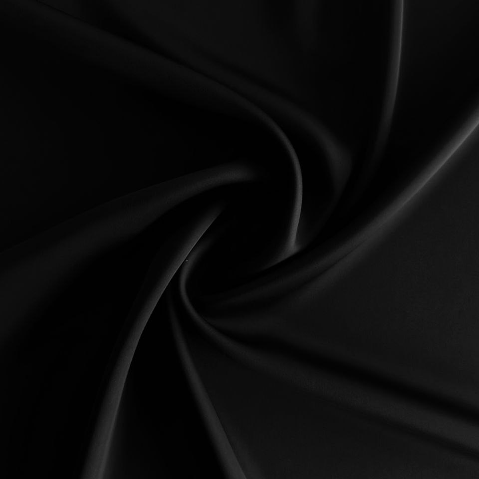 پارچه کرپ فلورانس مشکی مات