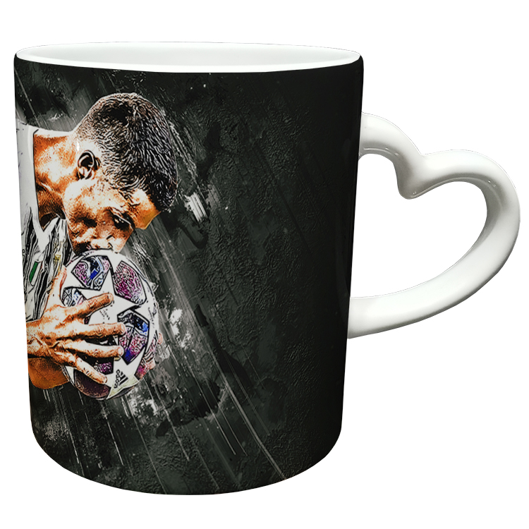 ماگ مدل دسته قلبی طرح رونالدو کد 232