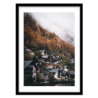 قیمت و خرید تابلو دکوراتیو مدل عکاسی شهر کوهستانی کد 0599