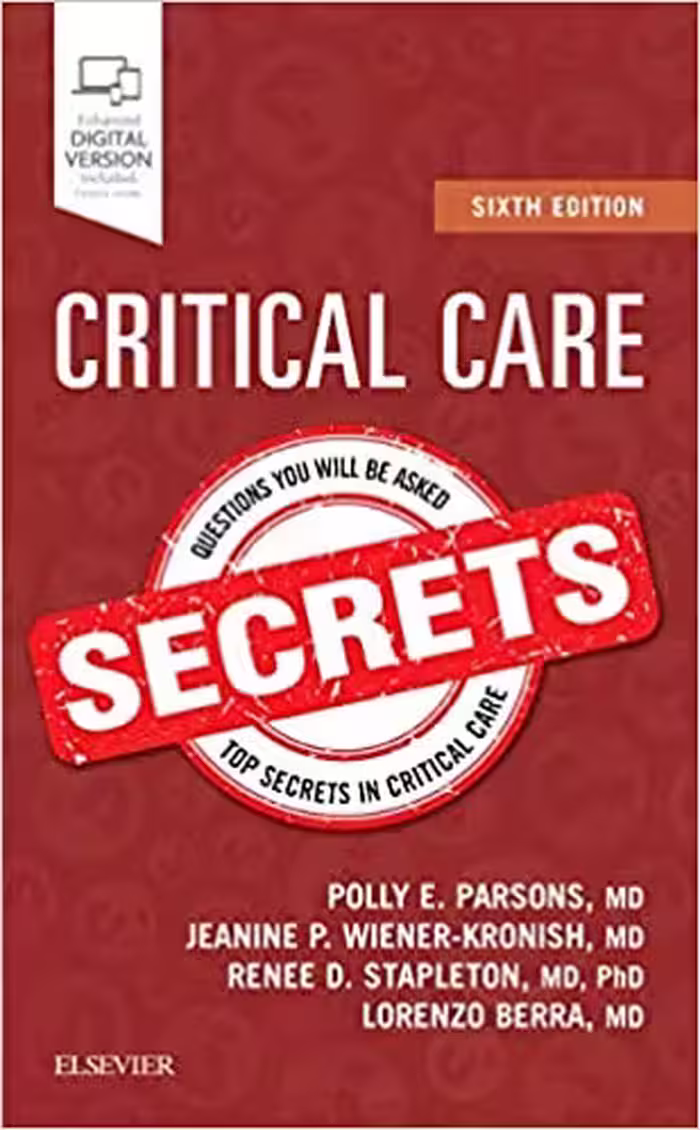 Critical Care Secrets - کتاب پزشکی بهار
