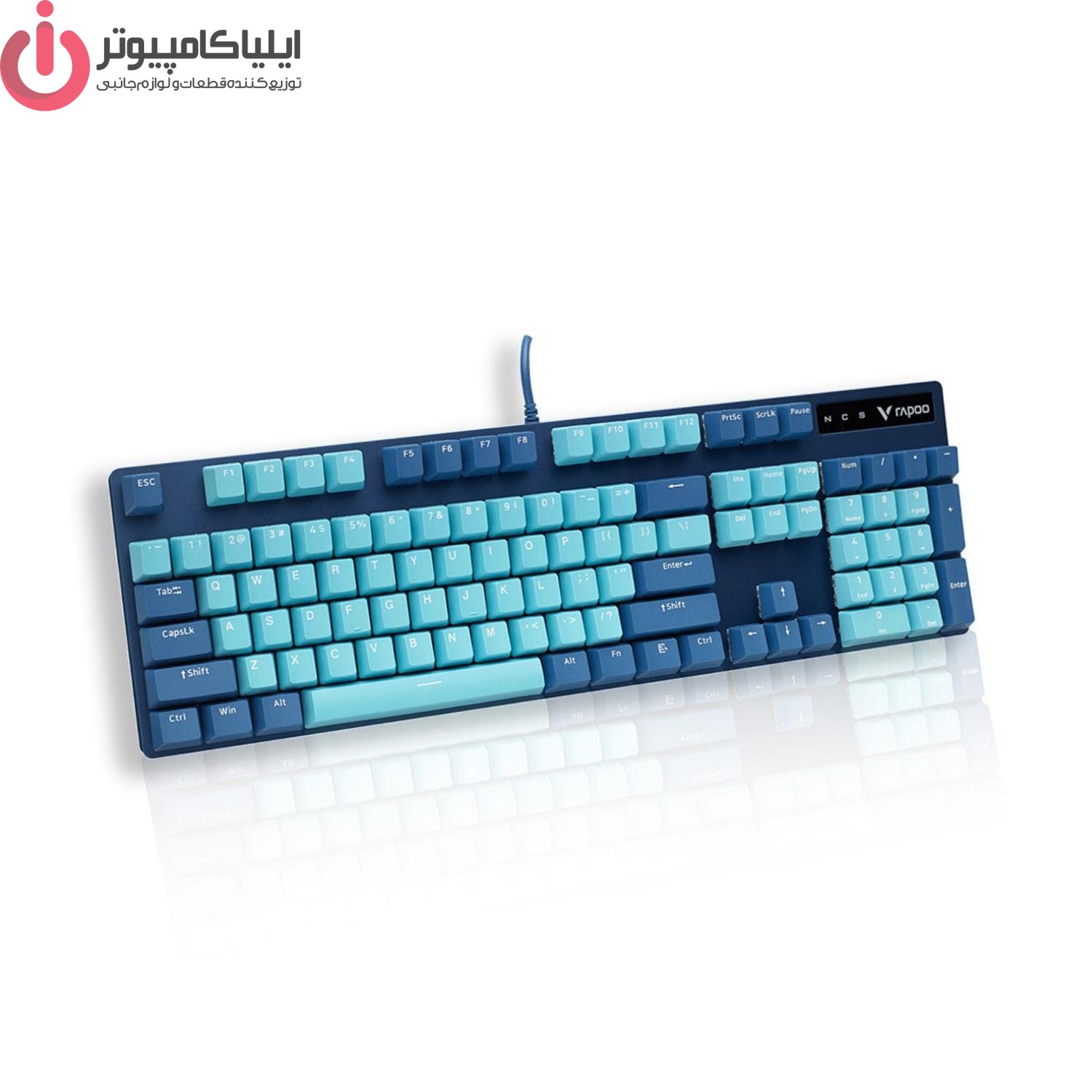 کیبورد مکانیکی بک لایت مخصوص بازی رپو مدل V500 PRO