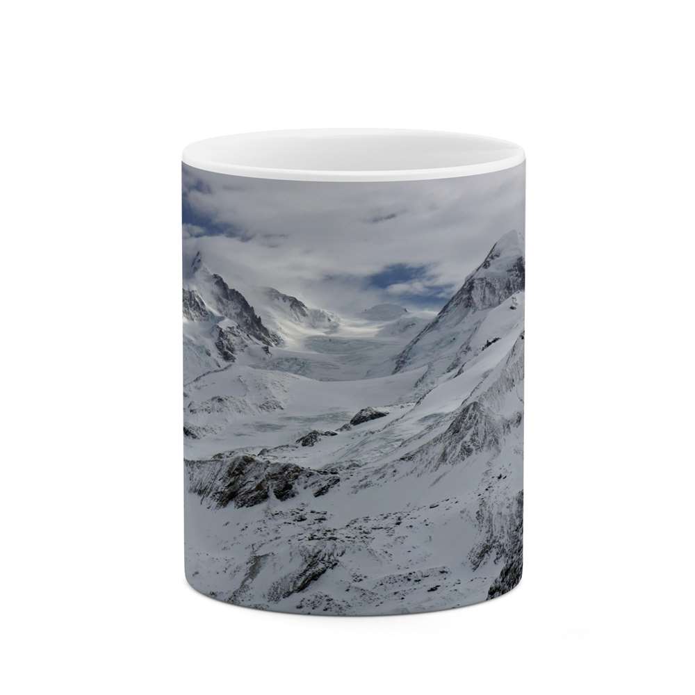 ماگ کاکتی طرح منظره برفی مدل mgs14857