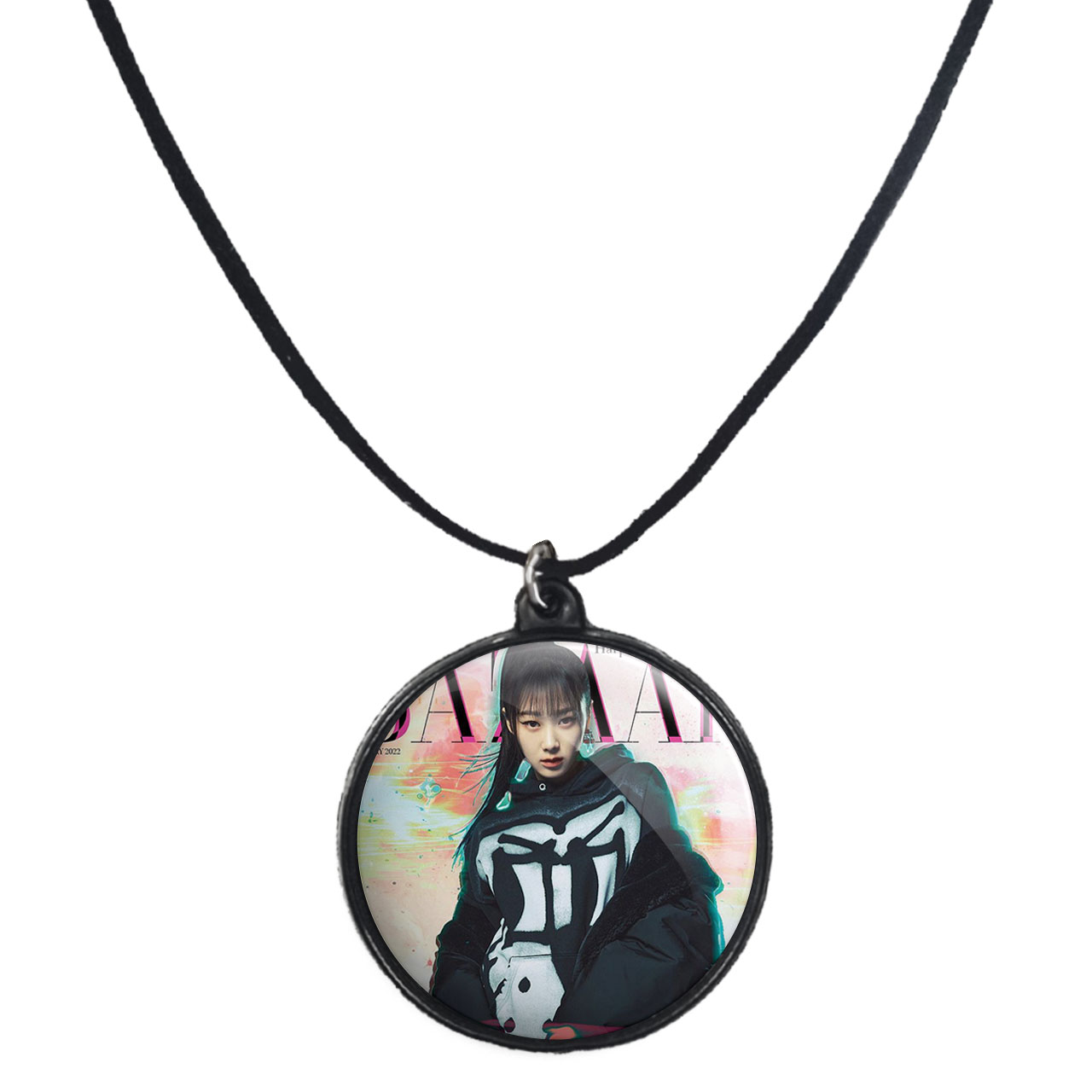 گردنبند پرمانه طرح aespa کد pmb.18612مدل دو طرفه