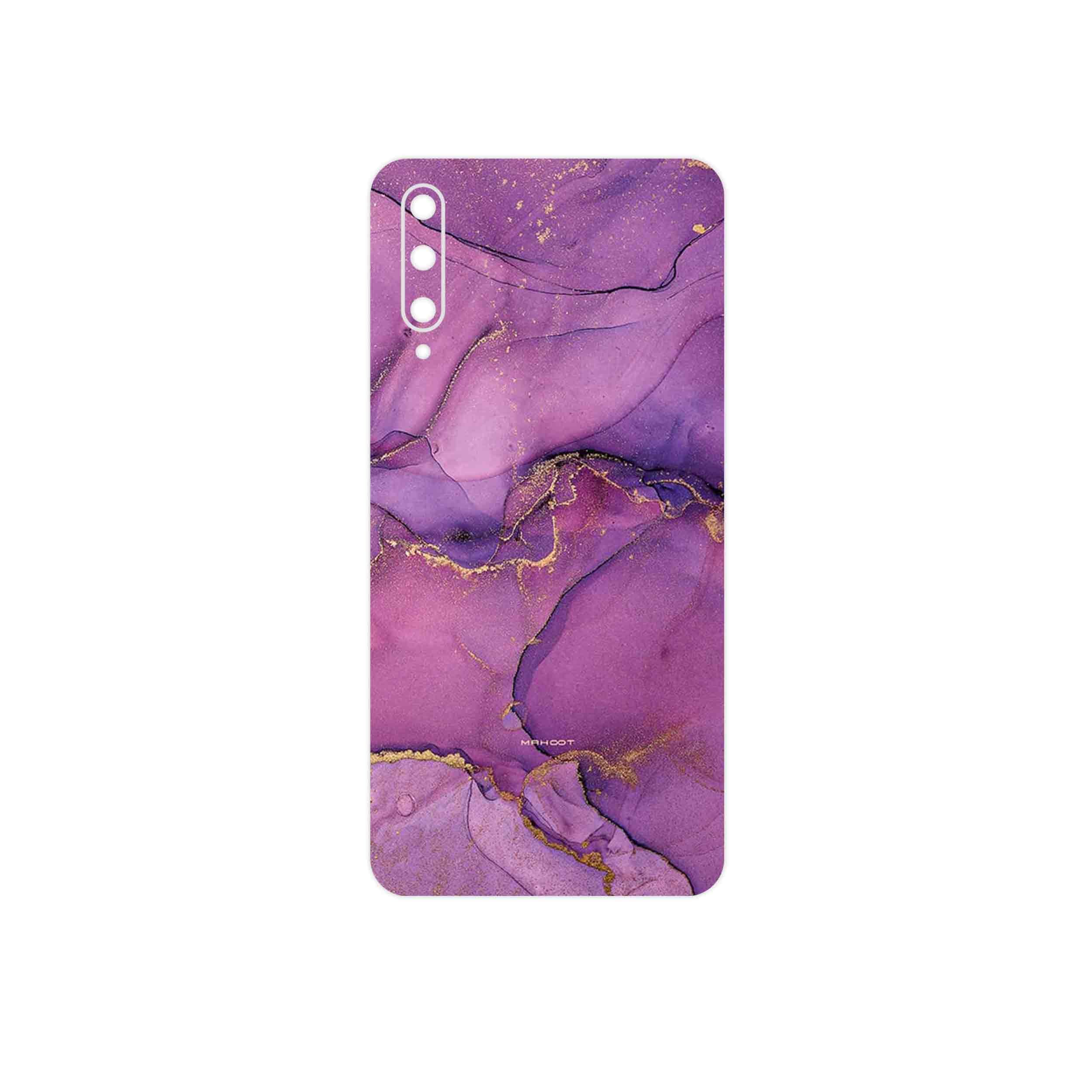 برچسب پوششی ماهوت مدل Purple Marble مناسب برای گوشی موبایل هوآوی Y9S