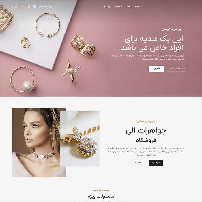 قیمت و خرید سفارش طراحی سایت فروشگاه اینترنتی طلا و جواهر | طلا فروشی