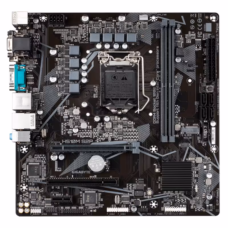 مادربرد گیگابایت مدل H510M S2P rev. 1.0/1.2 - فروشگاه اینترنتی سیب سبز