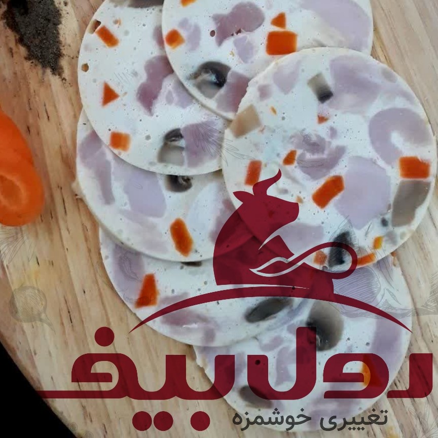 ژامبون مرغ و قارچ
