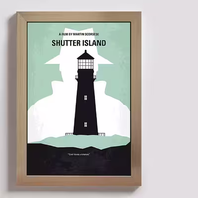 تابلو مدل فیلم جزیره شاتر shutter island BE011