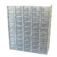 جعبه قطعات 50 کشو کوچک محصول نیک پلاست