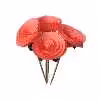 گل مصنوعی مدل رز ژولیت کد MK84 مجموعه 4 عددی