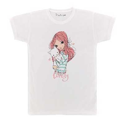 تی شرت بچگانه پرمانه مدل cute کد pmt.2199