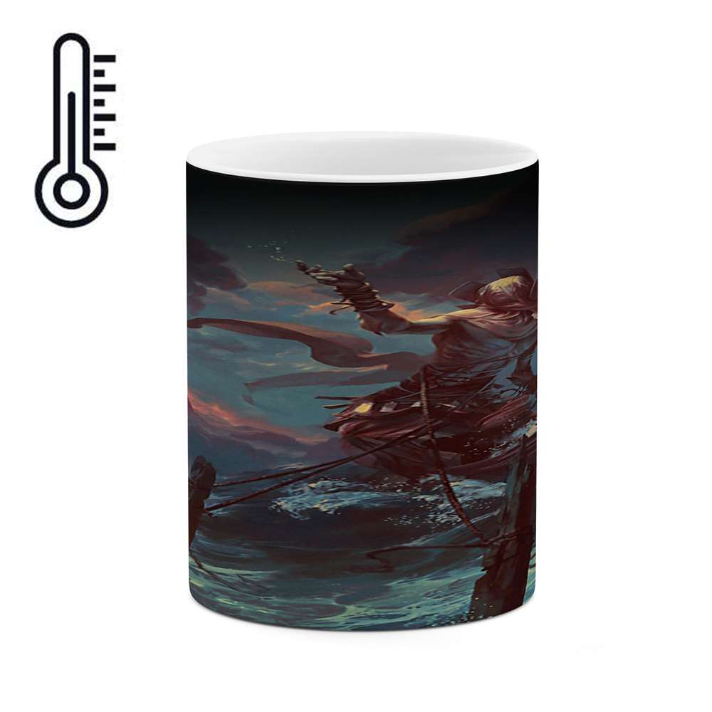 ماگ حرارتی کاکتی طرح نقاشی مدل mgh13863