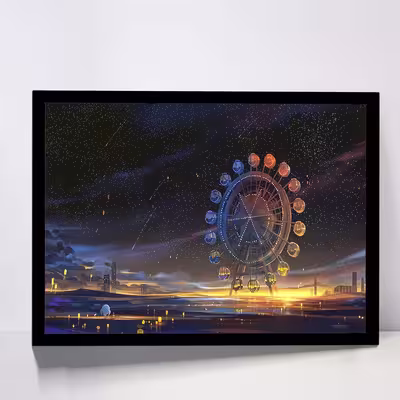 تابلو مدل ferris wheel minimal کد F-12012