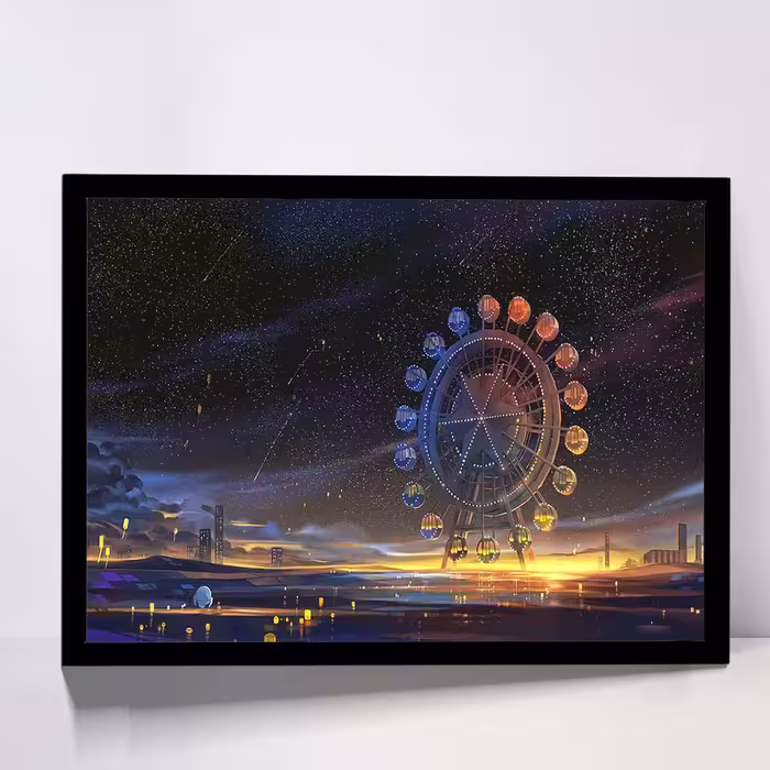 تابلو مدل ferris wheel minimal کد F-12012