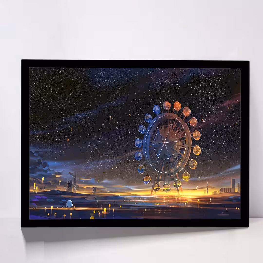 تابلو مدل ferris wheel minimal کد F-12012
