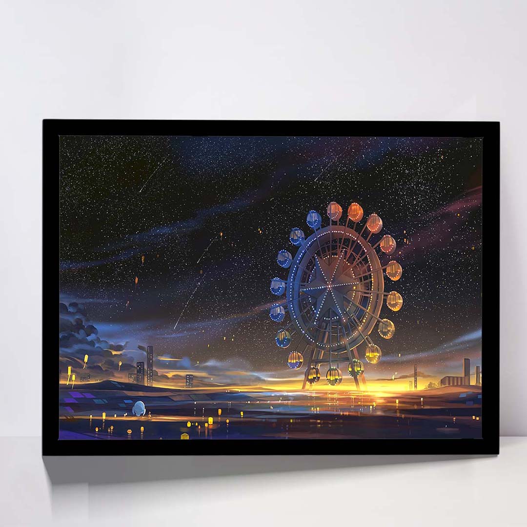 تابلو مدل ferris wheel minimal کد F-12012