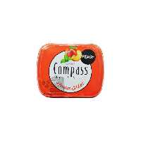 آبنبات ( خوشبو کننده دهان ) هلوی بدون قند کومپاس - compass