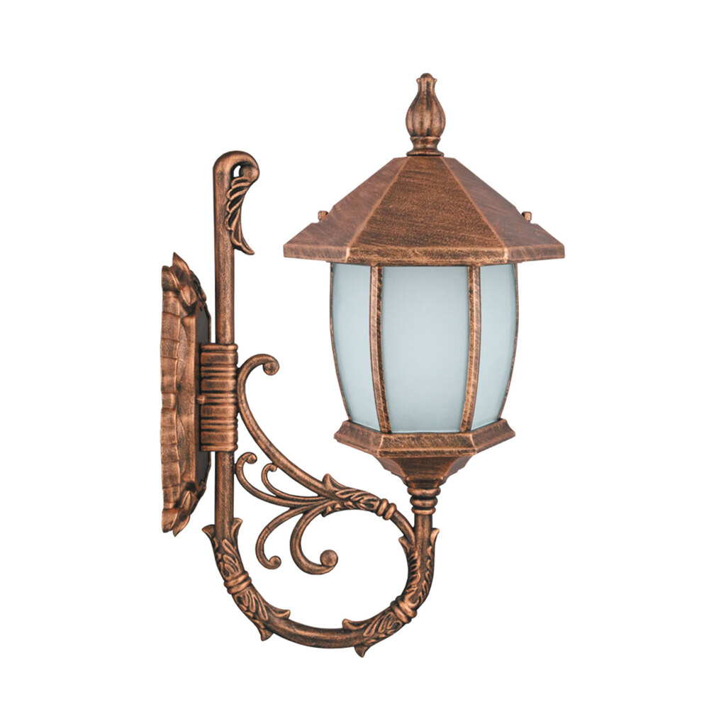 چراغ دیواری پارکی تکشیدفام مدل ویکتوریا خمره ای کد 8103-16